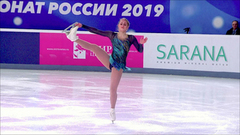 Дарья Паненкова. Произвольная программа. Женщины. Чемпионат России по фигурному катанию 2019