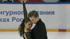 Софья Шевченко — Игорь Еременко. Ритм-танец. Танцы. Первенство России по фигурному катанию среди юниоров 2019