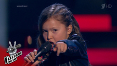 Алика Карпенко. «Я падаю в небо». Голос.Дети-6. Слепое прослушивание. Фрагмент выпуска от 07.03.2019