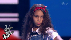 Мариам Абделькадер. «Реченька». Голос.Дети-6. Слепое прослушивание. Фрагмент выпуска от 15.03.2019