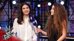 «Я сердцем выбрала Валерия Меладзе». Анастасия Сисаури. Интервью после Слепого прослушивания. Голос.Дети-6