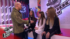 «Мы позитивные и боевые». Элен Бадалян, Нино Чеснер и Софья Филиппова перед Поединками. Голос.Дети-6. Фрагмент выпуска от 12.04.2019