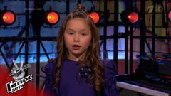 Алика Карпенко перед Дополнительным этапом. Голос.Дети-6. Фрагмент выпуска от 19.04.2019