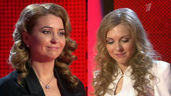 Светлана Феодулова и Асет Самраилова. «Memory» из мюзикла «Кошки». Голос-2. Поединки. Фрагмент выпуска от 08.11.2013