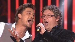 Дима Билан и Федор Рытиков. «O sole mio». Голос-2. Фрагмент выпуска от 20.09.2013