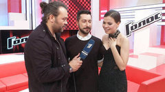 Константин Работов и Илона Соломонова. Интервью после Поединка. Голос-4