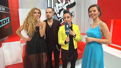 Иван Далматов, Регина Тодоренко и Илона Соломонова. Интервью после Нокаутов. Голос-4