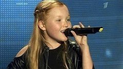 Арина Петрова. «Птица». Голос.Дети-1. Слепое прослушивание. Фрагмент выпуска от 14.03.2014