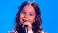 Назели Варелджян. «А снег идет». Голос.Дети-2. Слепое прослушивание. Фрагмент выпуска от 06.03.2015