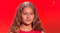 Софья Бровко. «Mercy». Голос.Дети-2. Слепое прослушивание. Фрагмент выпуска от 13.02.2015