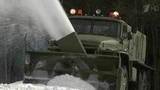 В Германии любитель военной техники переоборудовал советский военный «Урал» для уборки снега
