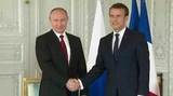 Владимир Путин и Эммануэль Макрон на неформальной встрече в Версале обсудили международные и двусторонние дела