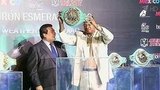 Пояс с тремя тысячами изумрудов изготовлен для матча за звание короля мирового бокса