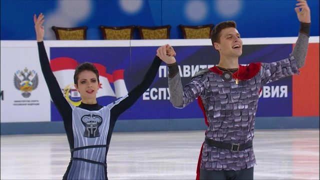 Наталья Забияко — Александр Энберт. Короткая программа. Пары. Чемпионат России по фигурному катанию 2019