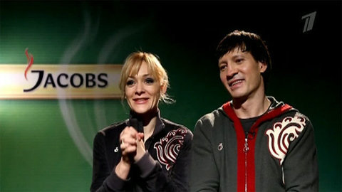 Албена Денкова и Андрей Хвалько. Тренировка. Фрагмент выпуска от 24.03.2012