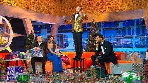 Александр Олешко: «Бесполезно меня веселить, я гречу забыл посолить!». Новогодняя ночь на Первом. Фрагмент выпуска от 31.12.2014