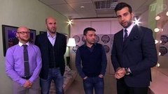 Иван объявляет о поединке между лысыми и волосатыми участниками программы. Пролог. Вечерний Ургант. Фрагмент выпуска от 18.11.2014