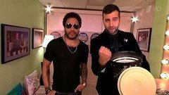 Ленни Кравиц оставляет свой след в рок-ведре. Пролог. Вечерний Ургант. Фрагмент выпуска от 21.10.2014