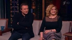 Актриса Ирина Пегова и режиссер Алексей Учитель. Вечерний Ургант. Фрагмент выпуска от 29.04.2014