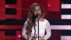 Бажана Животкова. «Ой чий то кинь стоить». Голос-5. Слепое прослушивание. Фрагмент выпуска от 14.10.2016