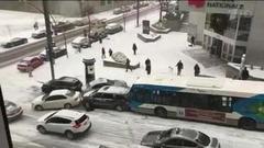 «Фигурное катание с поцелуями»: транспортный коллапс в Монреале. Хиты интернета