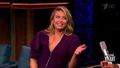 Теннисистка Мария Шарапова. Вечерний Ургант. Фрагмент выпуска от 01.02.2017