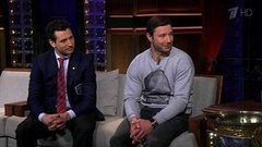 Вице-президент хоккейного СКА Роман Ротенберг и капитан команды Илья Ковальчук. Вечерний Ургант. Фрагмент выпуска от 23.04.2015