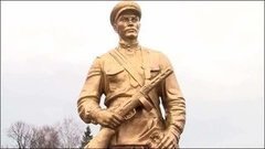 Памятник лeтчику Дегтярeву. Доброе утро. Фрагмент выпуска от 12.03.2015