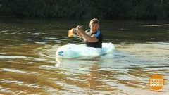 Дмитрий Талабуев и его самодельное каноэ. Доброе утро. Фрагмент выпуска от 31.08.2018