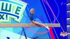 Веселая гимнастка Алиса Троицкая. Лучше всех! Фрагмент выпуска от 30.09.2018