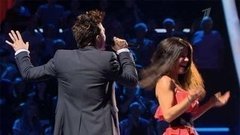 Импровизация Димы Билана и Ольги Кляйн. Голос-1. Фрагмент выпуска от 12.10.2012