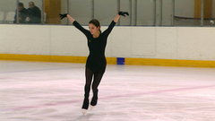 Евгения Медведева изменила прыжки в произвольной программе. Тренировка. 20 декабря. Женщины. Чемпионат России по фигурному катанию 2019