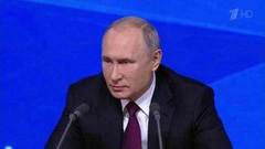 На большой пресс-конференции Владимир Путин ответил на вопросы российских и зарубежных СМИ. Толстой. Воскресенье. Фрагмент выпуска от 23.12.2018