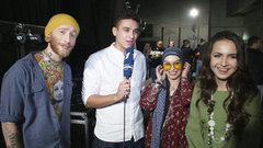 Пьер Эдель и Анастасия Главатских. Интервью после Нокаутов. Голос-3