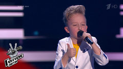 Андрей Калашов. «Thinking Out Loud». Голос.Дети-6. Слепое прослушивание. Фрагмент выпуска от 07.03.2019