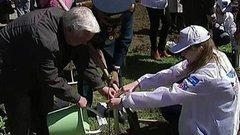 Международная акция «Сирень Победы» сегодня проходила в городе-герое Керчи