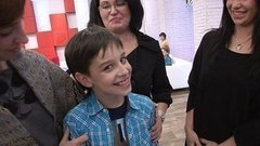 «Я хочу быть машинистом метро». Родион Трусов. Интервью после Слепого прослушивания. Голос.Дети-1