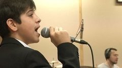 Давид Саникидзе на репетиции перед Слепыми прослушиваниями. Голос.Дети-1. Специальный репортаж