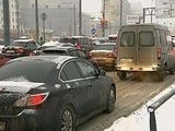 Утро в Москве ознаменовалось многочисленными заторами на дорогах