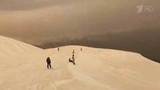 Буря из африканской пустыни принесла песок на склоны горнолыжных курортов в Сочи
