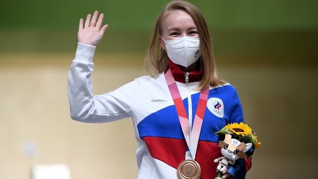 <p>Юлия Каримова завоевала бронзу в стрельбе из винтовки из трех положений</p>
