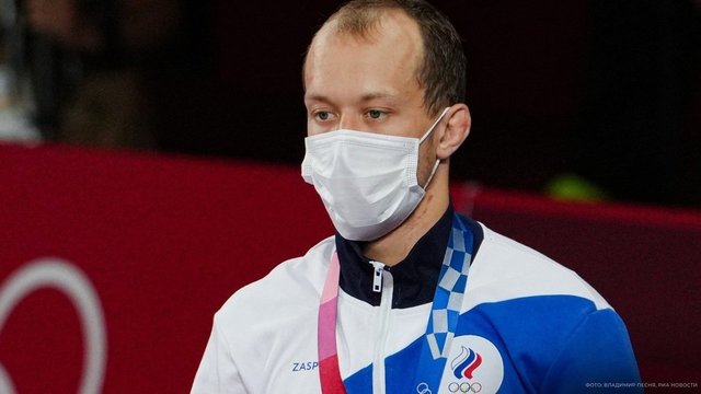 <p>Сергей Емелин завоевал бронзу в греко-римской борьбе в категории до 60 кг </p>