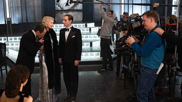 <p>Съемки в декорациях ресторана «Магнолия»</p>