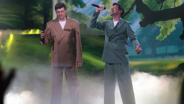 <p>Дмитрий Колдун и брат Георгий</p>