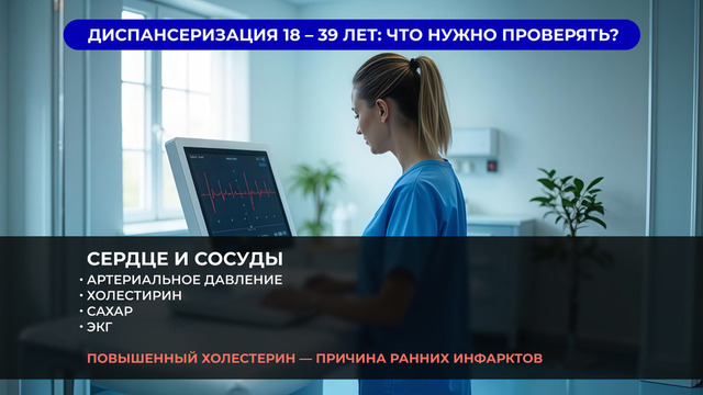 <p>Сердце и сосуды: повышенный холестерин — причина ранних инфарктов</p>