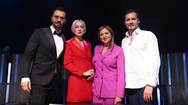 <p>Жюри девятого выпуска (слева направо): Денис Клявер, Дарья Мороз, Анна Банщикова и Аскар Абдразаков</p>