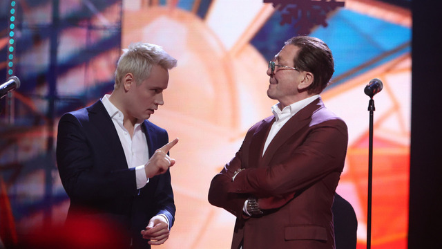 <p>SHAMAN и Григорий Лепс</p>