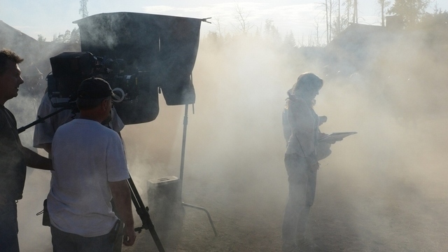 «Ощущение ужаса» создавали и при помощи зловещего тумана, искусственным образом созданного на площадке