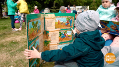 Библиомобиль и читальный зал на траве. Доброе утро. Фрагмент выпуска от 27.05.2019