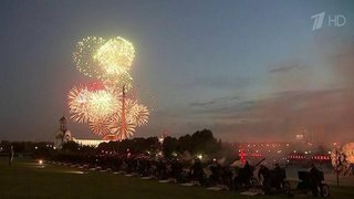 В Москве грандиозным салютом отметили 75 лет со дня освобождения Вильнюса от фашистов